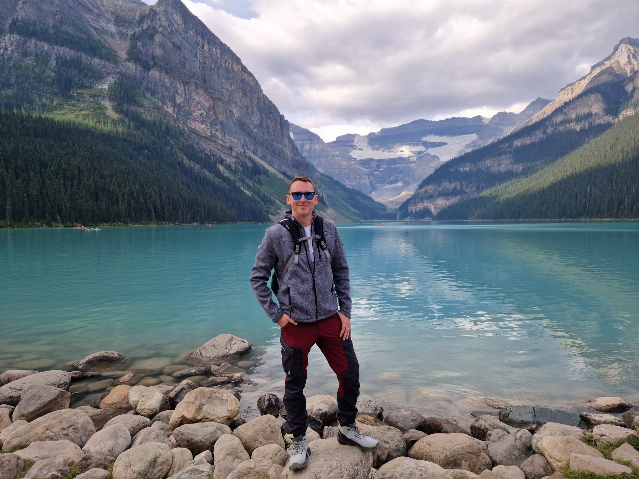 Tony at Lake Louise